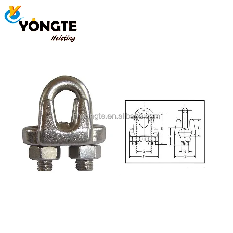 M20 Wire Rope Clips Wire Rope Clamp
