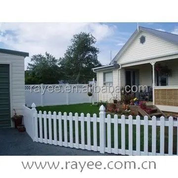 ASTM Certified 20 Years Lifetime UV Proof Garden PVC Vinyl Fences Rails