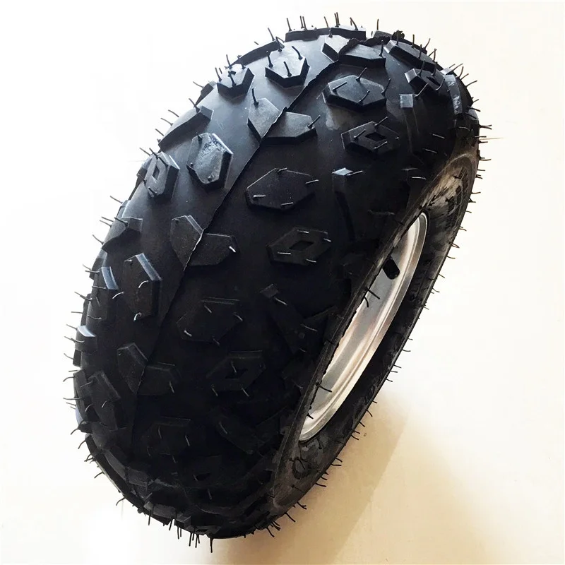 China wholesale very durable 145/70-6 Rubber Front Rear Tires with Rims for ATV Go Kart