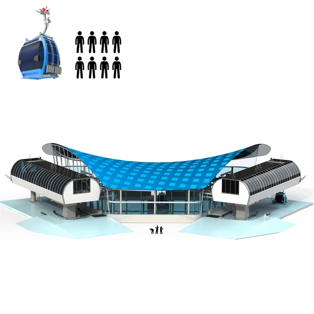 
Detachable clamp Ropeway cable car fixed grip type Pulsatile Mountaineering skiing Manned crane High altitude sightseeing tour 