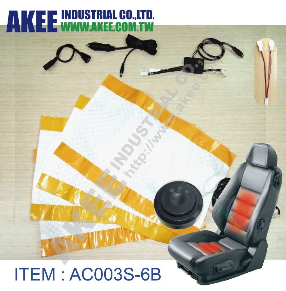 Хорошая 3 уровня Круглый кнопочный переключатель 4 грелки подогрев сидений комплект для воздушного массажа тепла авто запасные части к автомобилю сиденье грелку запасных