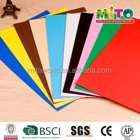 School supplies personalized bulk eva foam sheet 3mm