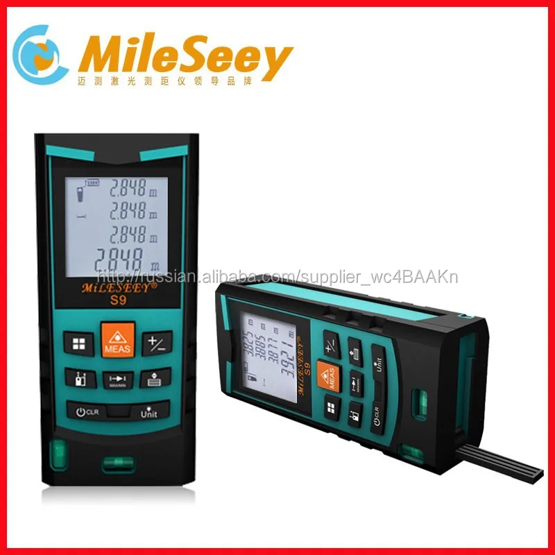 Высокое качество лазерной длина измерительный прибор Цифровой Измерение метр рулетка S9 производство