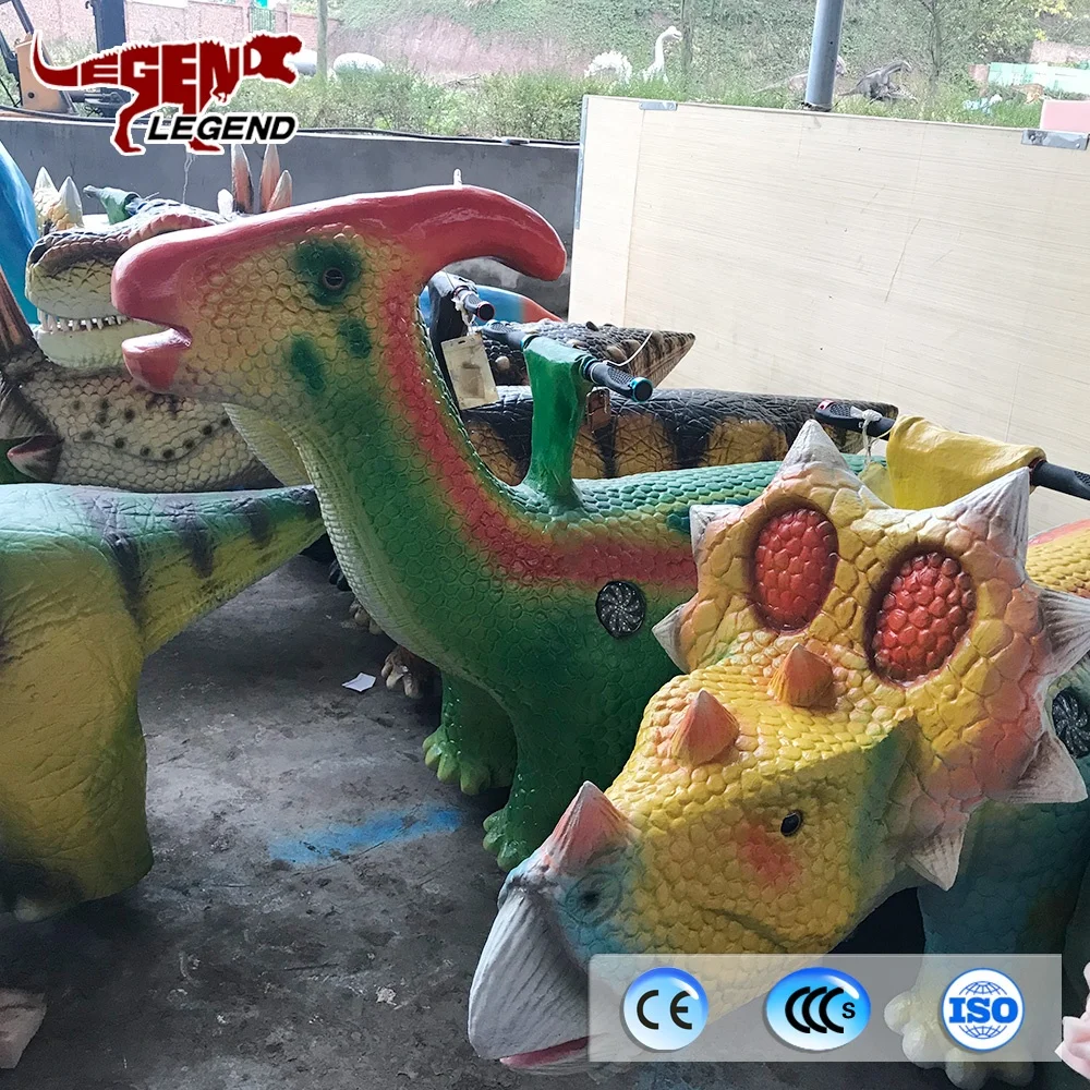 
Shopping mall equipment decoration animatronic dinosaur ride for sale 