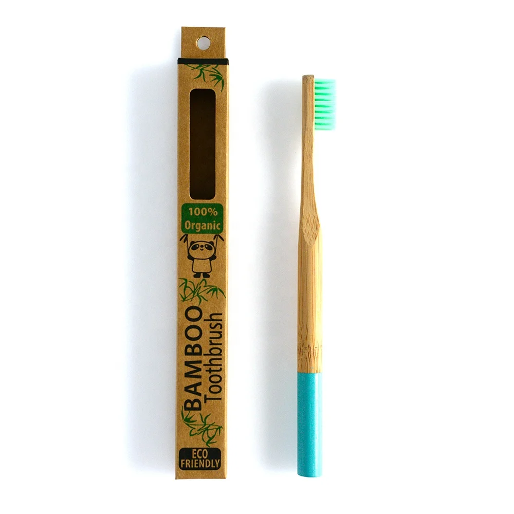 ZigZag Bristles Shape FSC Certified Round Toothbrush Bamboo