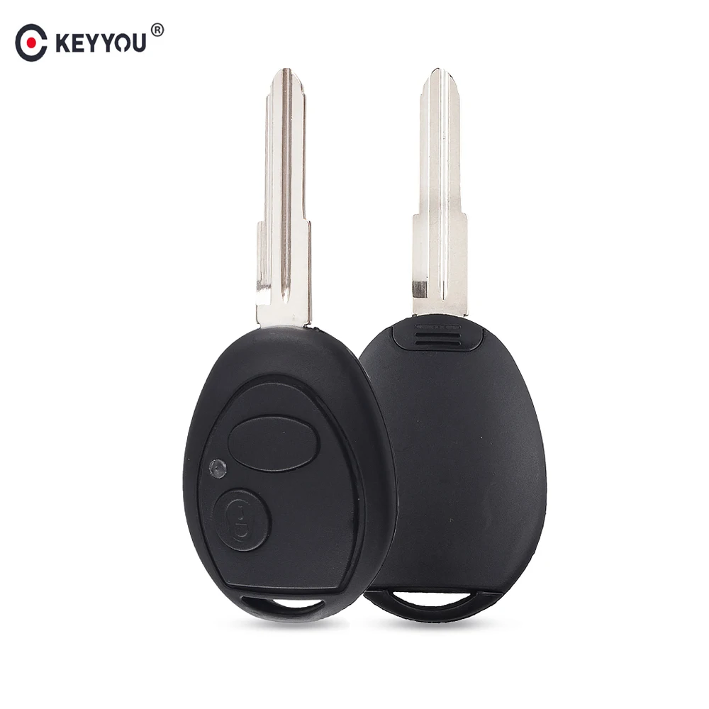 Корпус дистанционного ключа KEYYOU с 2 кнопками, корпус брелока, необработанное лезвие для Land Rover Discovery 1999-2004