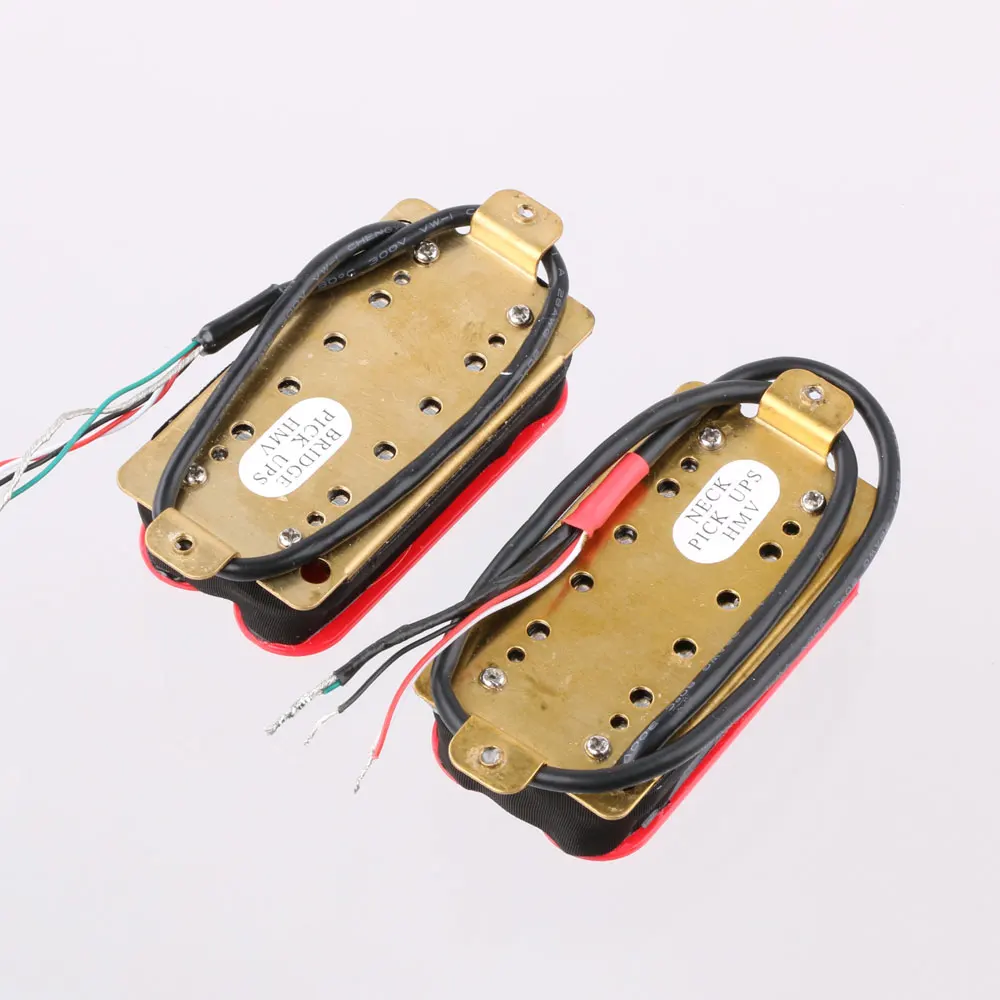 Electric Guitar Double piece of article 57 mm pickup style double coil pickups, high power, wide range forStrat GuitarH011-RD-CR