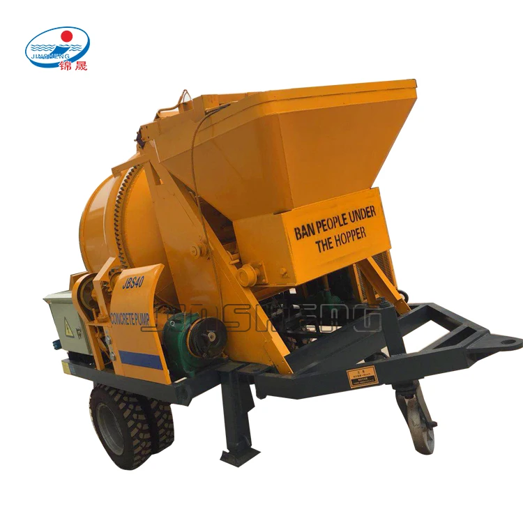 With good quality mini mobile cement concrete mixer pump