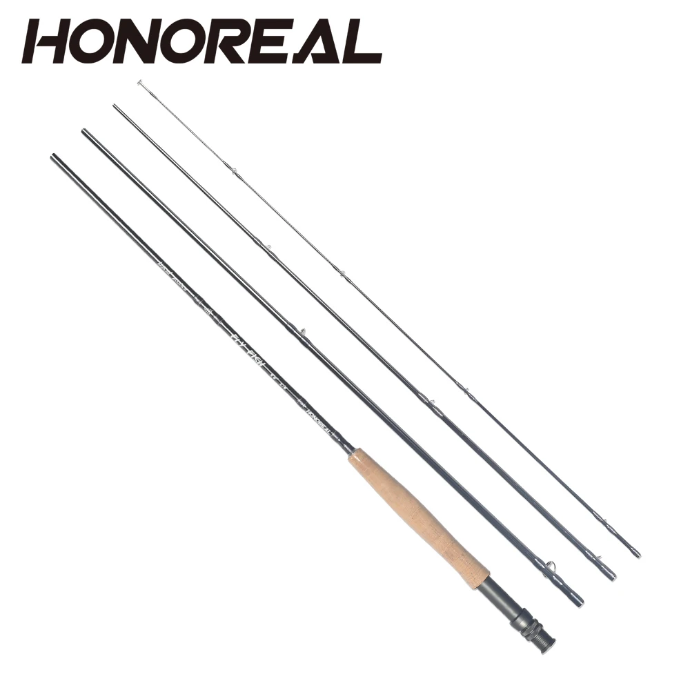 HONOREAL Carbon Fly Rod Fly Fishing Pole for Salmon