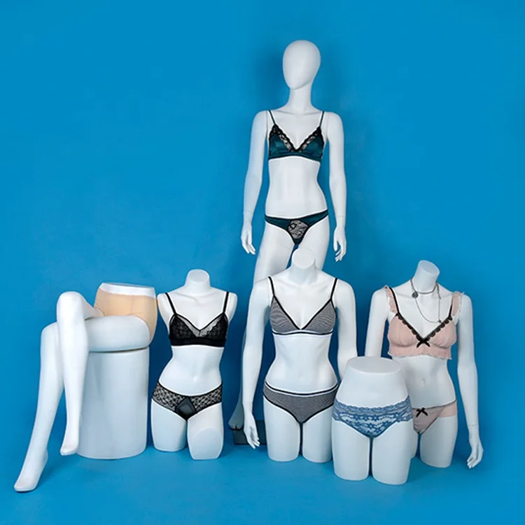Customized display female mannequin torso half body