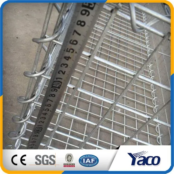 4.5 мм провода Galfan Сварных Габионы для банк Потока камнепадов сетки клетки сетки