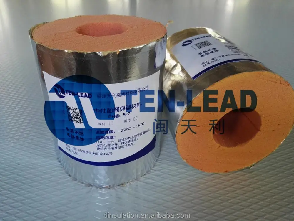 Cryogenic pipe insulation - phenolic foam pipe insulation