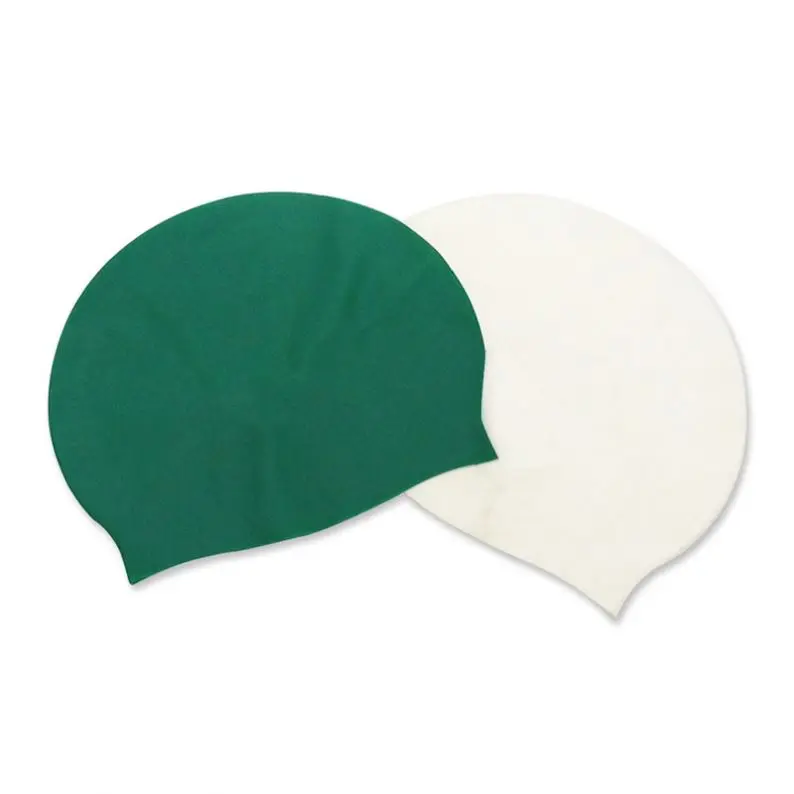 High Elasticity  Silicone Swimming Cap For Long Hair Packaging