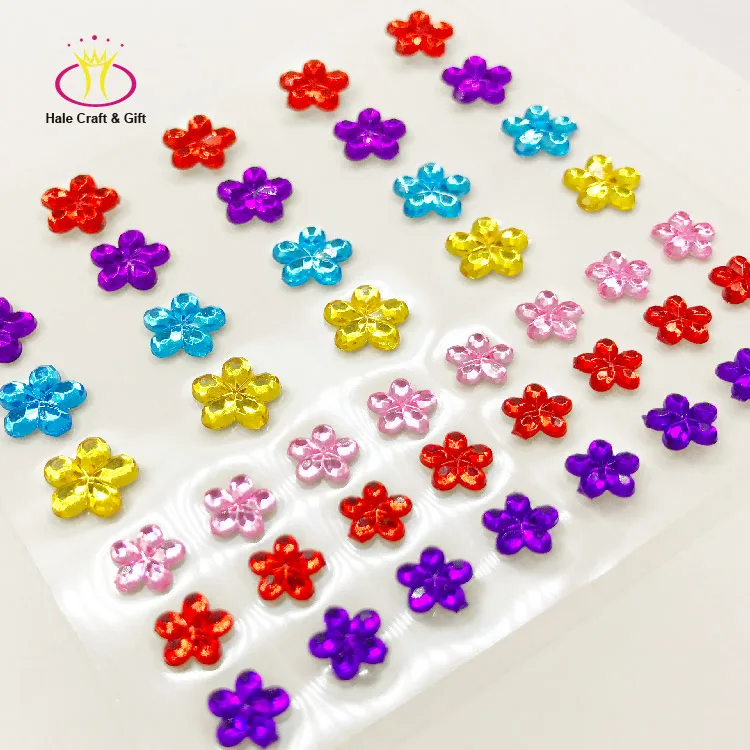 Wholesale DIY Craft Sheet Acrylic Diamond Rhinestone Gem Self Adhesive Crystal Stickers