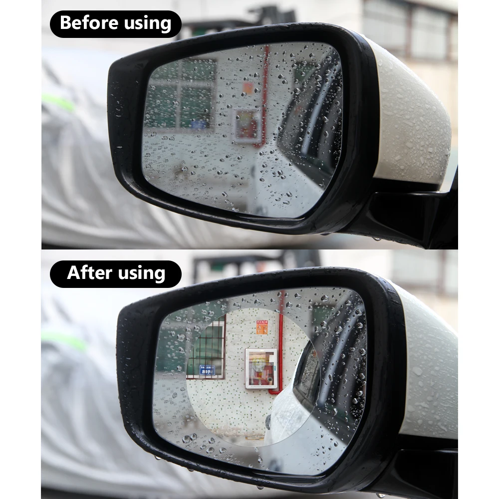 Car Rear View Mirror Anti Rain Film Water Proof Anti Fogging Film