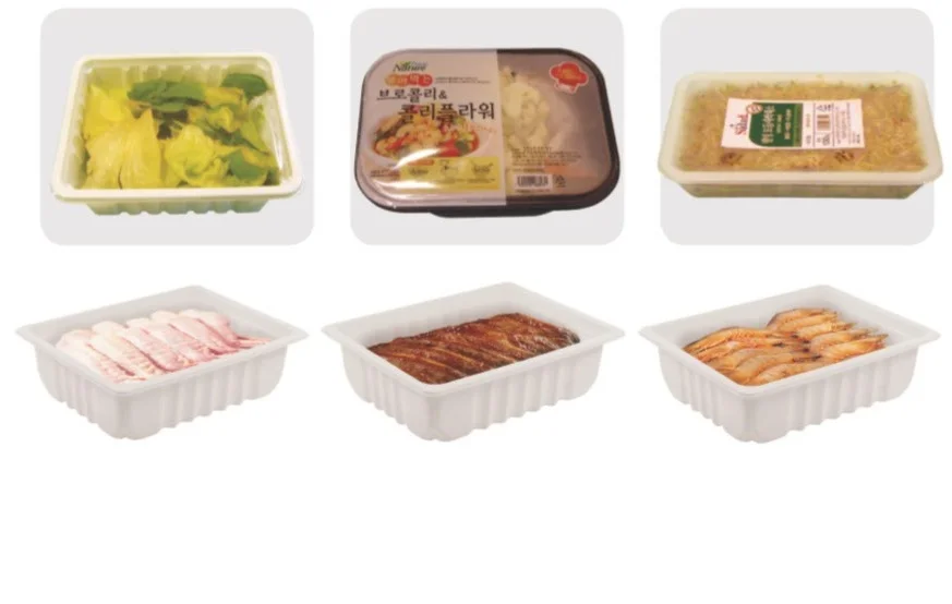 Semi Automatic Cup Tray Food Plastic Box Sealing Machine