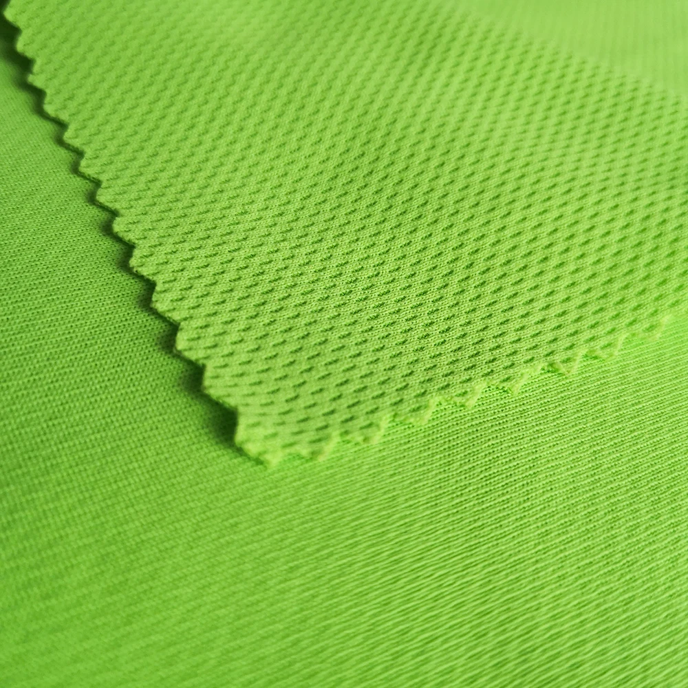 wholesale GRS certificate wicking recycle knitted fabric polyester for FILA dri fit shirts AH01