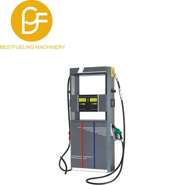 Expedition series high efficient mechanical tokhiem oil station double anti-static rubber hoses two pumps fuel dispenser