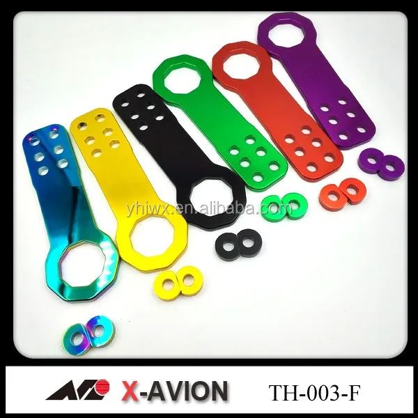 custom front bumper racing aluminum tow hook