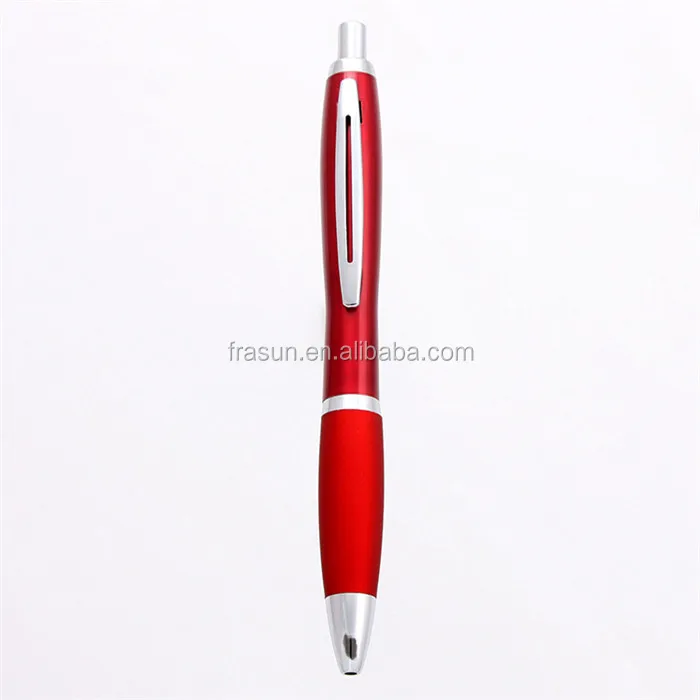 Custom LOGO click cheap plastic pen, Promotional ballpoint pen