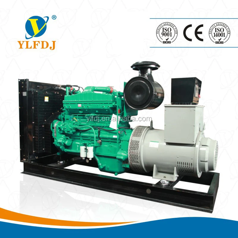 Открыть фрейм 350 kva дизель генератор для школ питание от Cummins для продажи