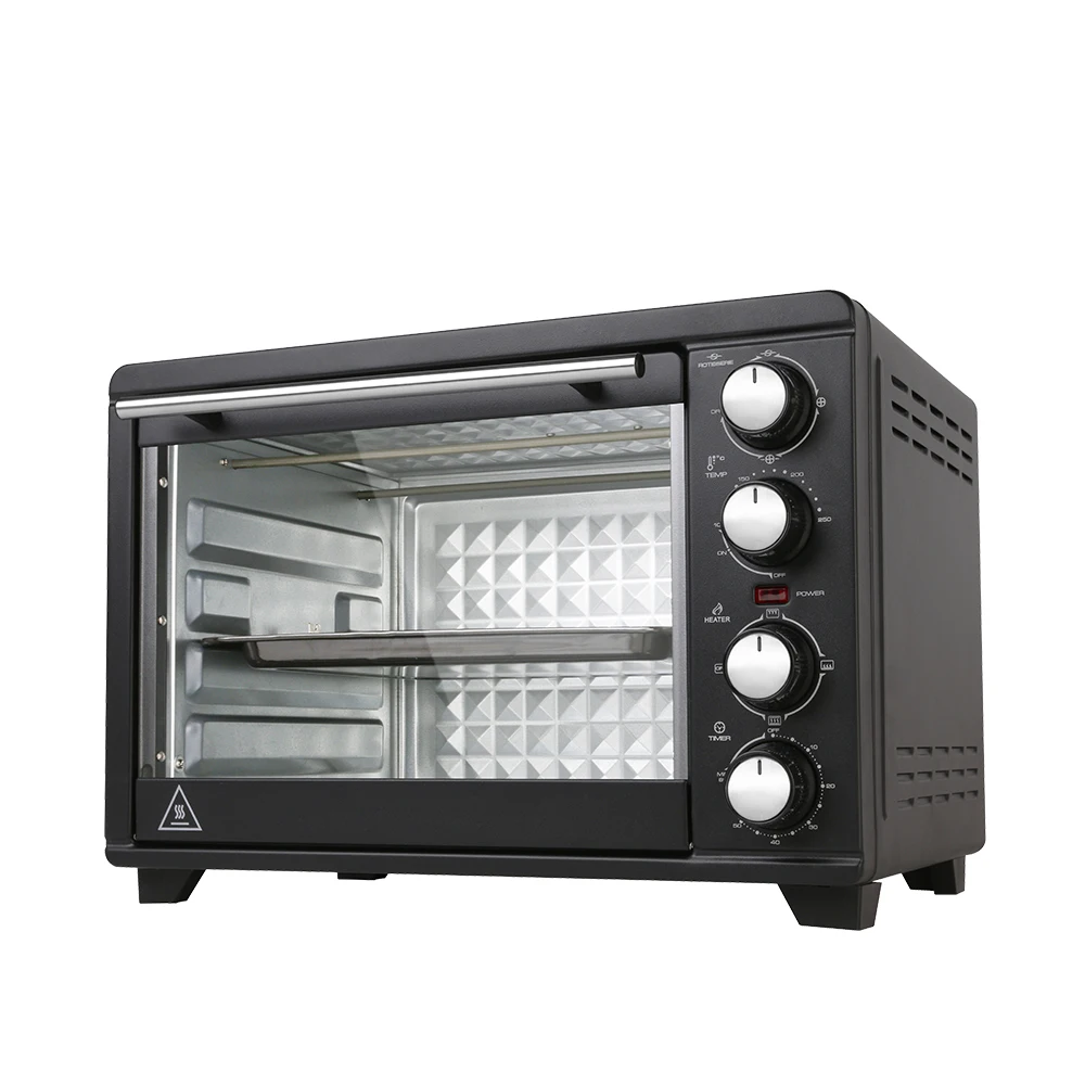 Small countertop oven 36L 30-230 degree electric convection oven home baking toaster electric oven