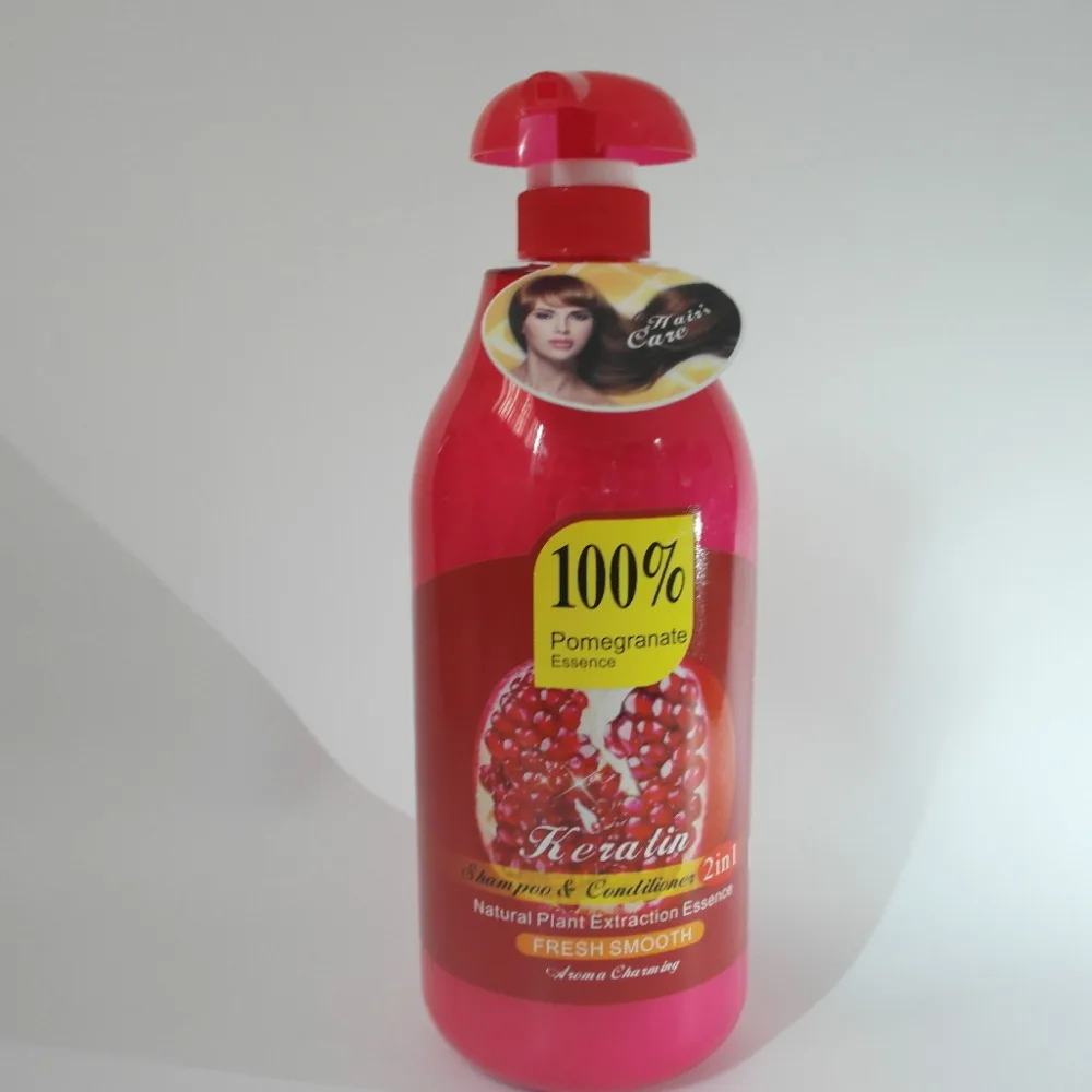 Parya Royal aloe olive honey garlic pomegranat  hair care Natural Plant Extracts Hair Repairing Treatment 2 in 1 Keratin Shampoo