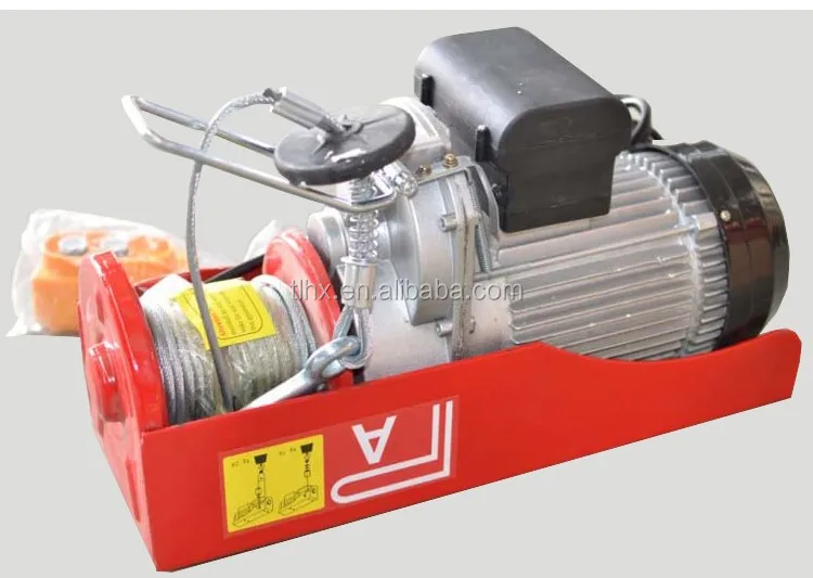 100кг-1000кг мини-электрическая лебедка 110V-беспроводной