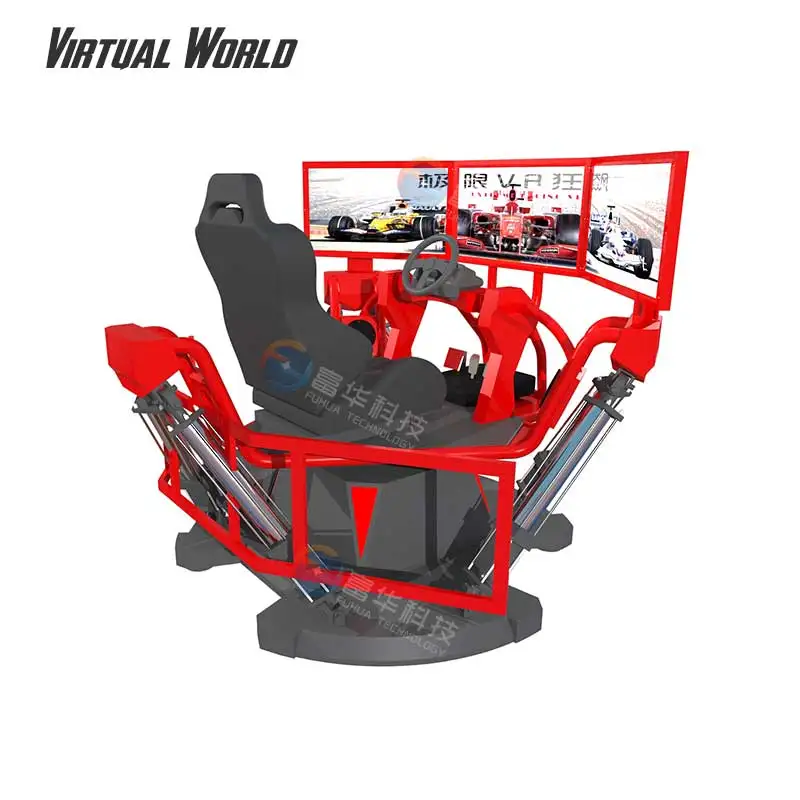 Hot sale Virtual Reality Car Driving Simulator Earn Money Car Racing Simulator Machine 3 Screen Driving Simulator