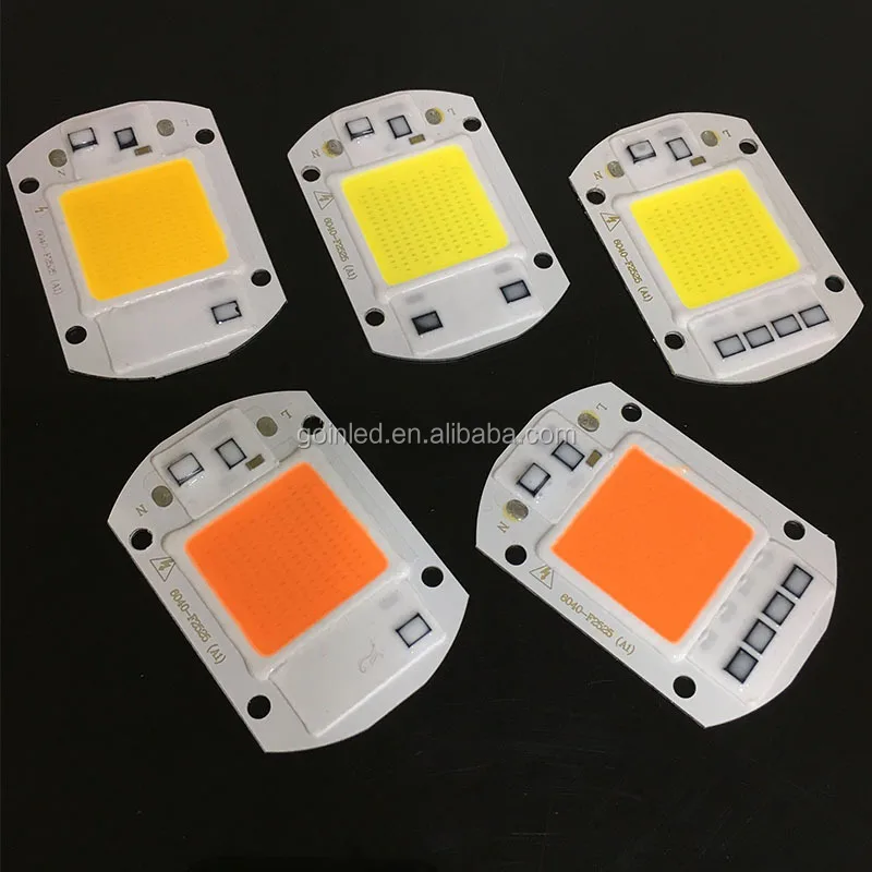 AC 110V 220V dob led cob chip 10W 20W 30W 50W for led floodlight led street light