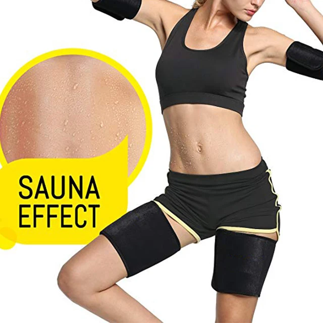 
Best thermal body care sauna sweat gym training fitness womens mens adjustable neoprene thigh arm slimming belt 