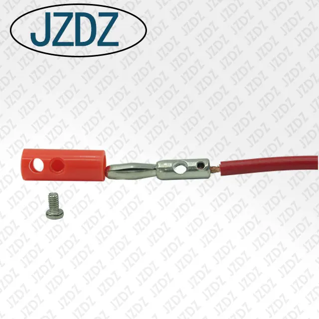 JZDZ J.10016 4mm banana plug,four blade weld type ,DIY, audio connector adaptor