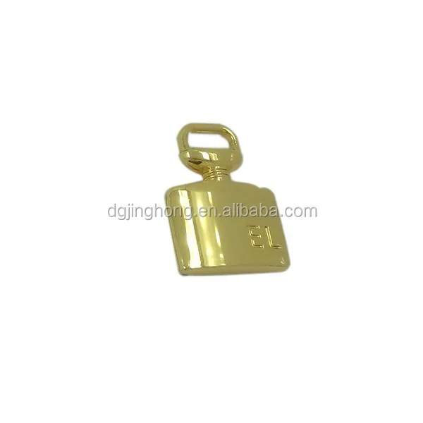 Personalized design eco-friendly zinc alloy custom colored zipper
