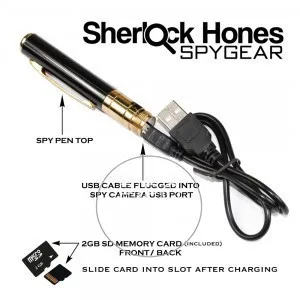 Best Hidden Cameras for Car HD 1080P Large Battery Video-Only Hidden Pen Recorder With Security CCTV Camera