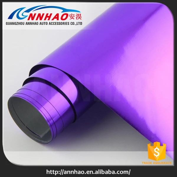 Annhao 1.52*20 М Автомобиль Обертывание Материал Блеск Черное Зеркало Chrome Винил Автомобиля Обертывание