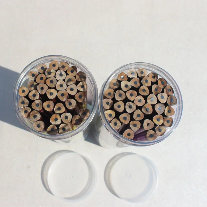 Недорогой рекламный деревянный карандаш с логотипом на заказ, оптовая продажа, карандаш из натурального дерева с 36 ветками