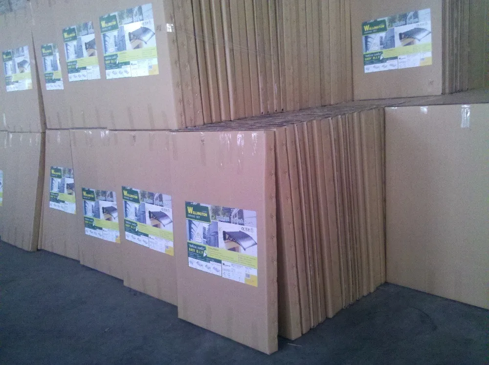 Factory direct sale Polycarbonate Awning balcony sun canopy