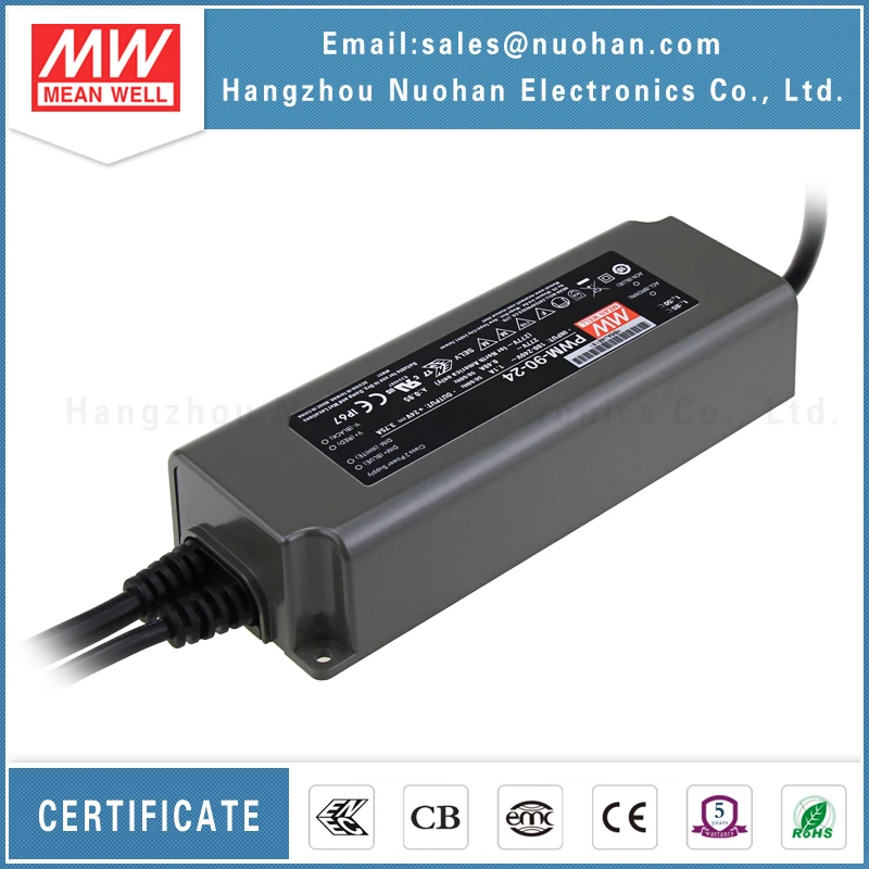 Mean well PWM-90-24 24V 90W 0-10v dimming led driver