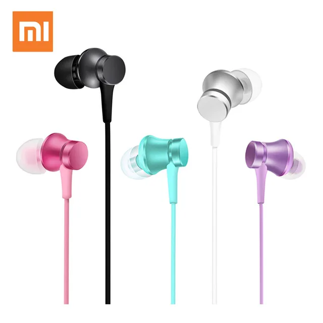 
Hot Sale Cheap China Xiaomi Mi In-ear Earphone Headphone Wired 3.5mm Jack Basic with 5 Colors 