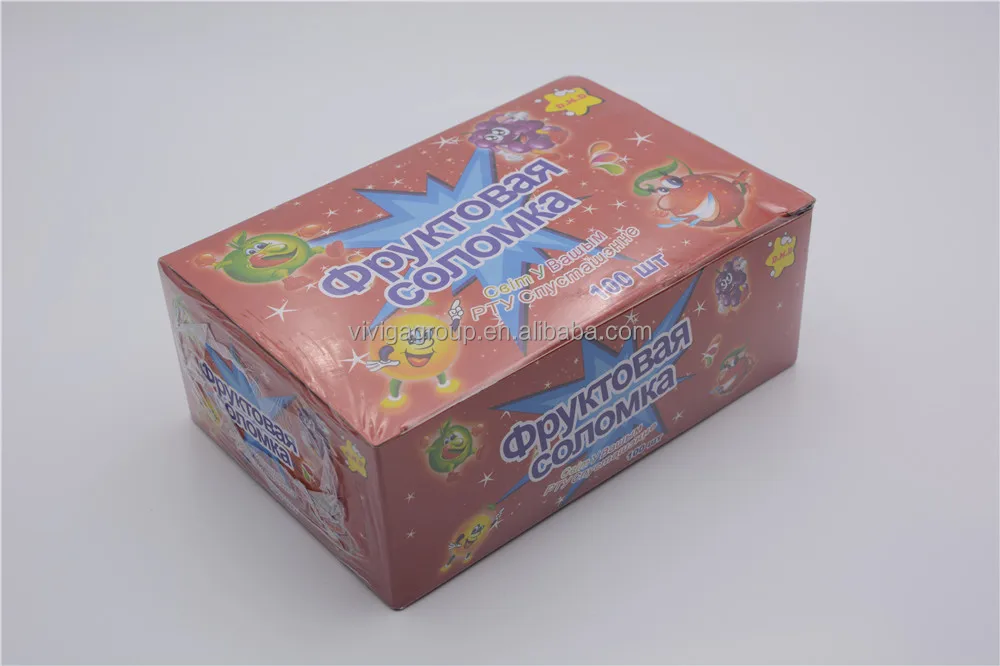 Colorful fruity cc stick candy