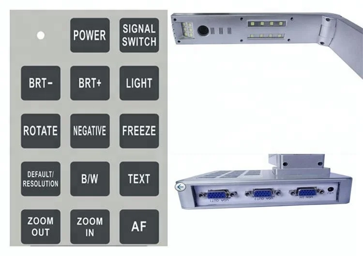  1080p hd видеозапись USB 3d Визуальный Презентер с оптическим зумом интерфейса