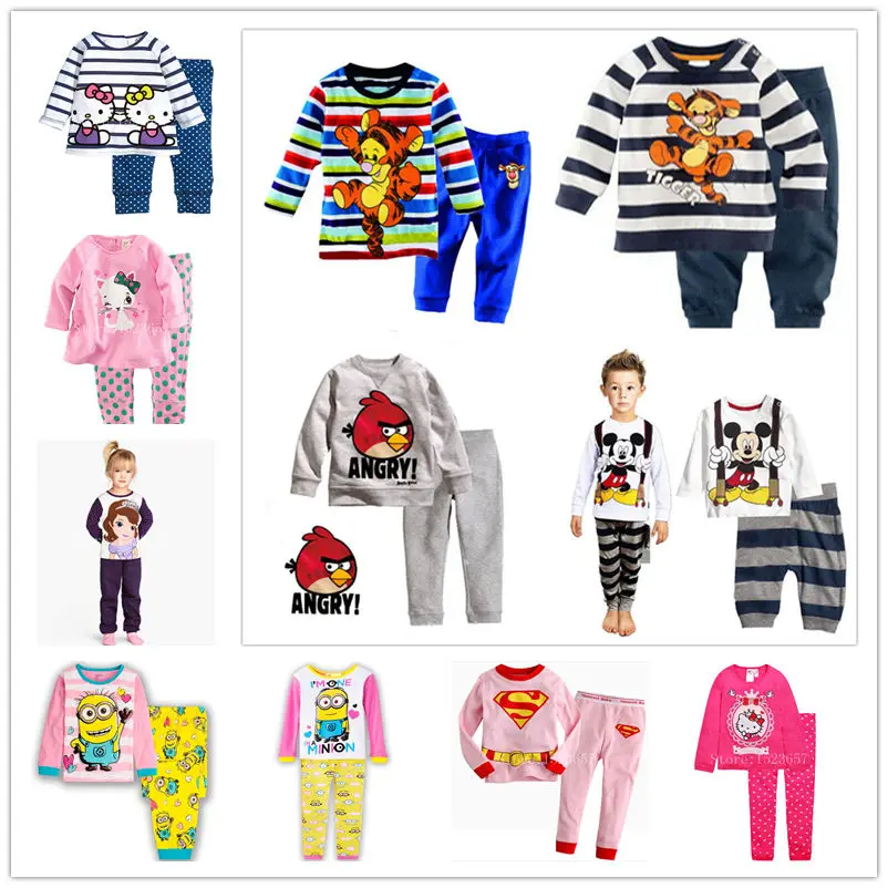 new cotton Long sleeve boy s pajamas bedgown kid s sleepcoat children s pyjamas boy s