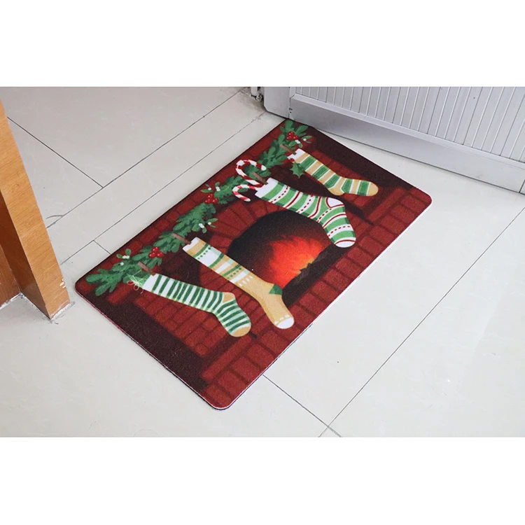 Sheepmats Oem Personalized Branded Indoor Home Non Slip Plain Carpet Christmas Door Mat