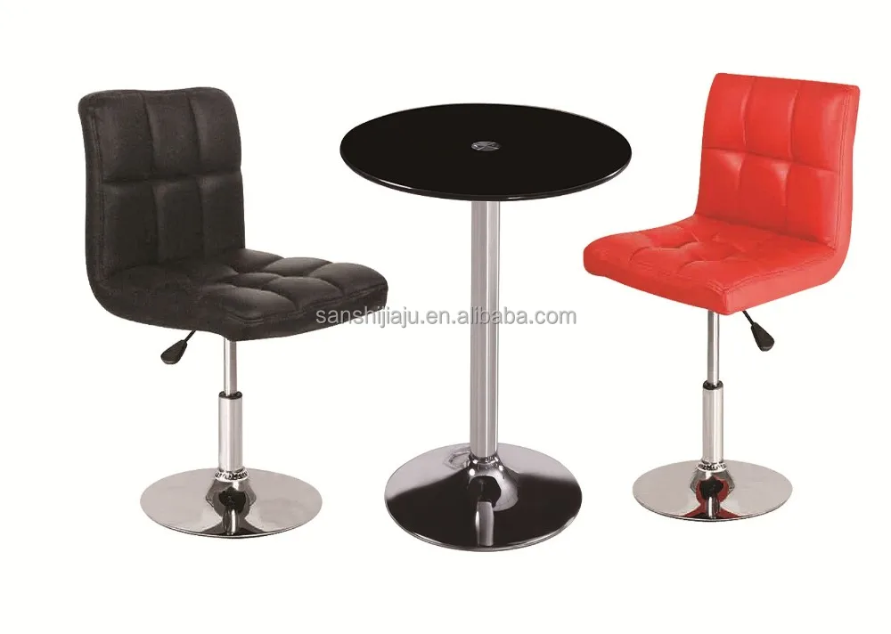 Modern PU Leather Swivel Adjustable Barstools,Synthetic Leather Hydraulic Counter Stool