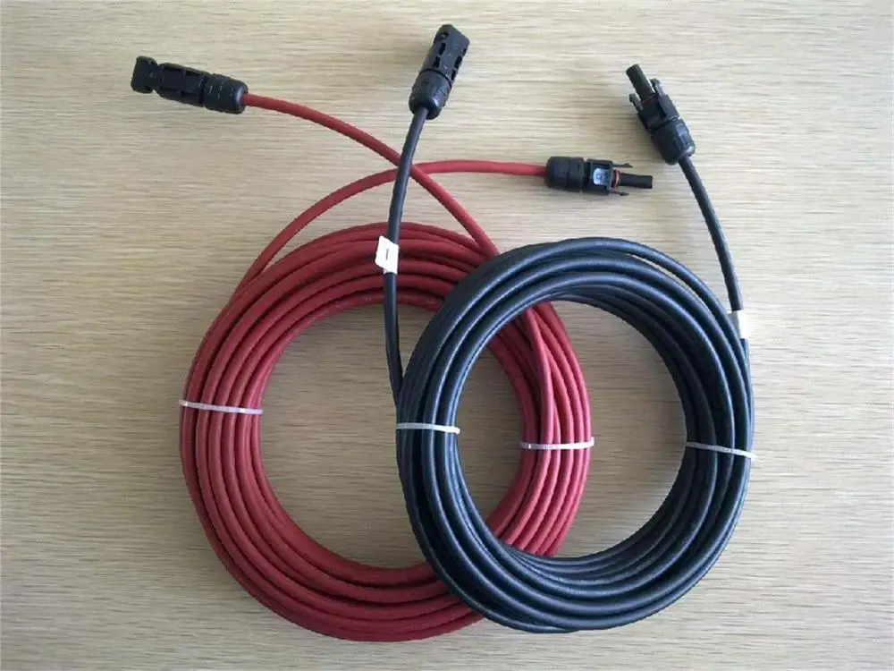 solar power system PV cable 4mm2 solar panel cable with TUV certificate