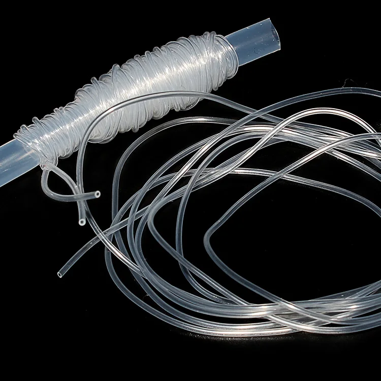 Minimum 0.2mm Inner Diameter Wall Thickness Minimum 0.1mm Flexible Capillary Tube Medical Grade Equipment Silicone Hose