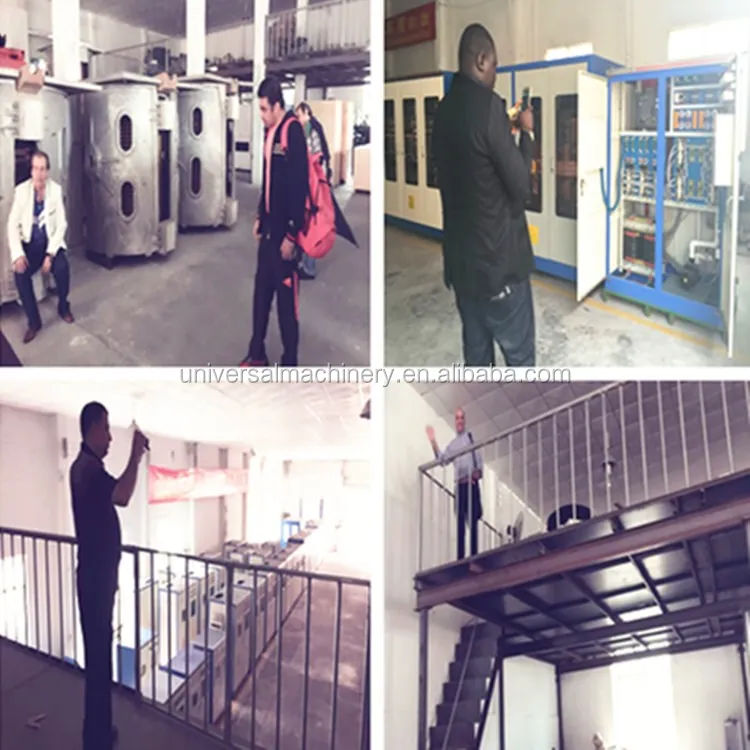 1T Induction Melting Furnace for steel iron copper brass aluminum