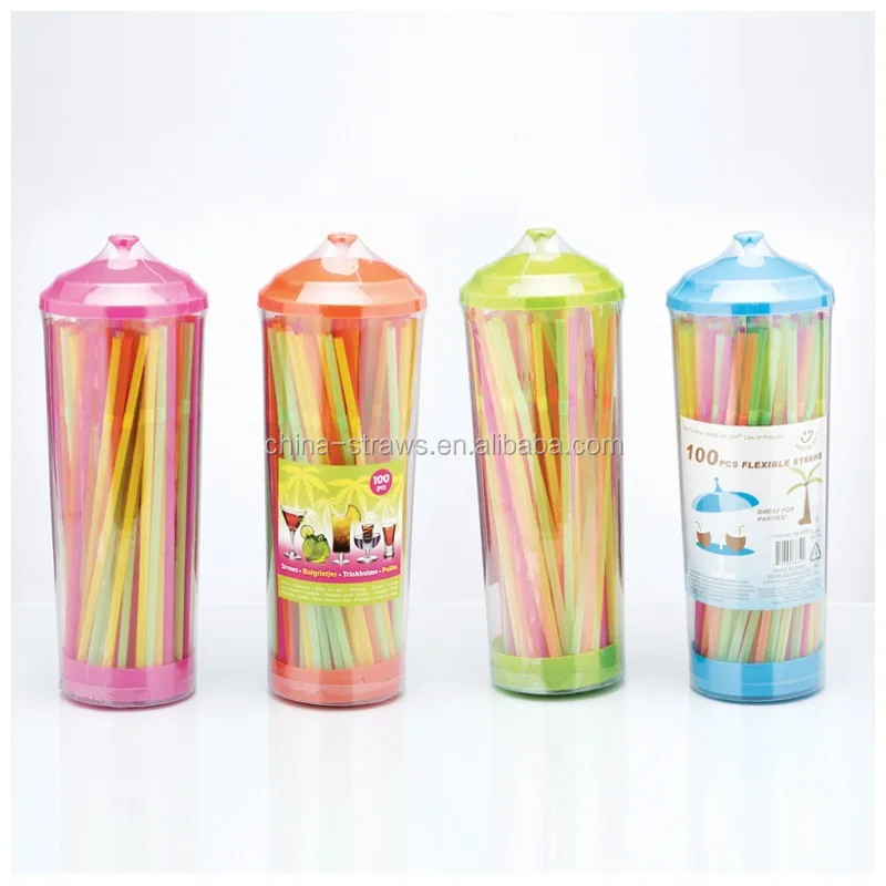 eco friendly drinking wine accessories dispenser holder plastic straws