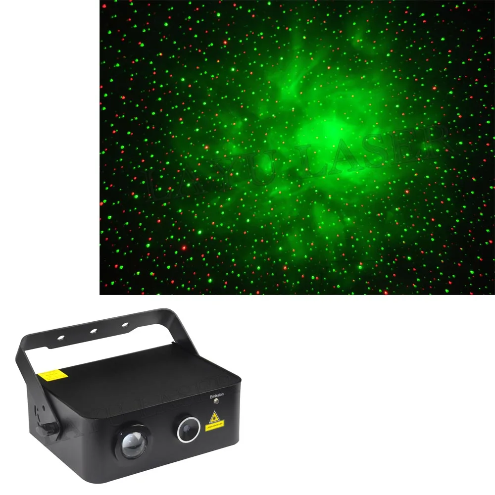 LAYU new items laser + led fantastic patterns cheap price Luz laser R&G stars laser stage light with LED cloud effects