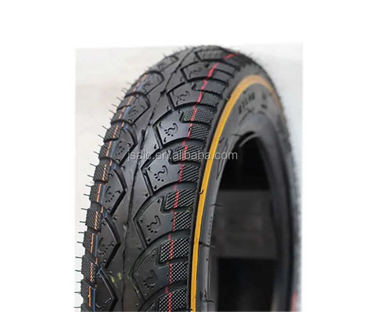 3.00-10 S005 Wholesale Price yellow side wall tire SCOOTER MOTORCYCLE TIRE Tubeless chinese tire brand hilo price